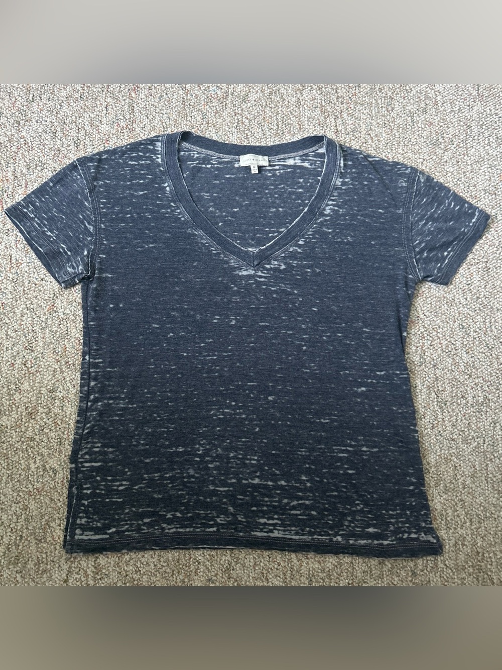 Lucky Brand Men’s Short-Sleeve V-Neck Burnout Tee